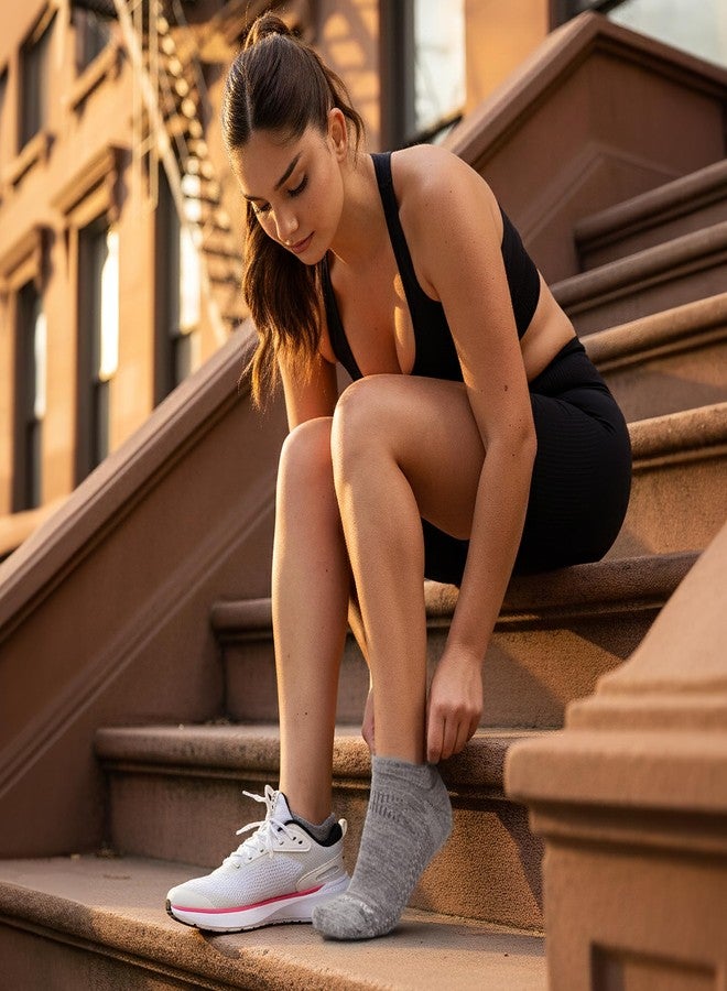 Avantic Alpaca Wool Running Socks - No Show Socks with Seamless Toe, Cushioned Sole & and Arch Support for Men & Women - Image 3